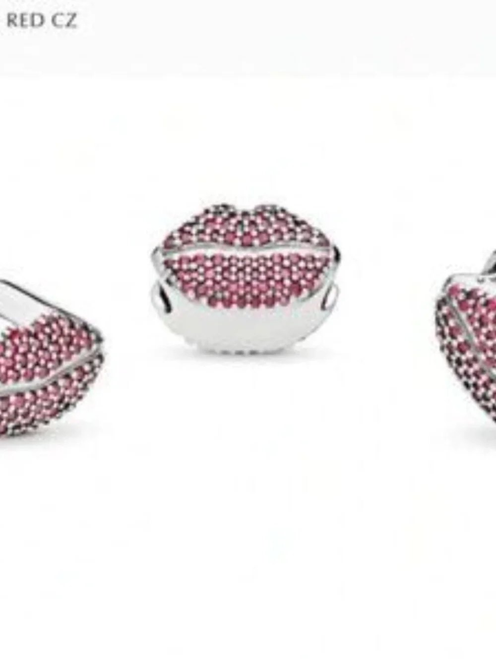 Pandora Pink Pave Lip Charm